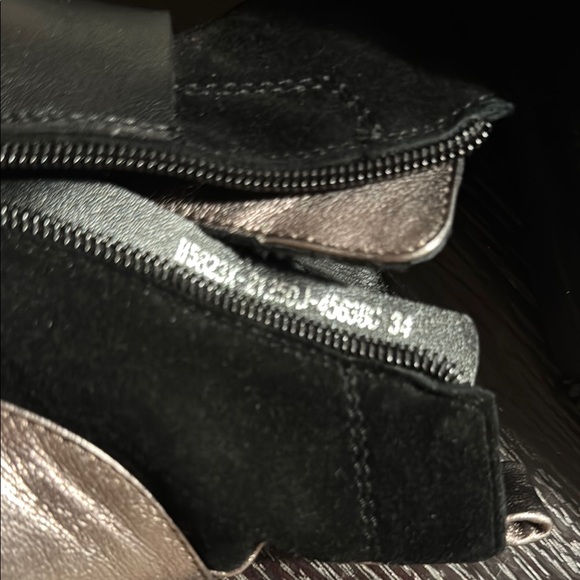 New Suede Bronx Black and Bronze Ankle Boots - Picture 3 of 5